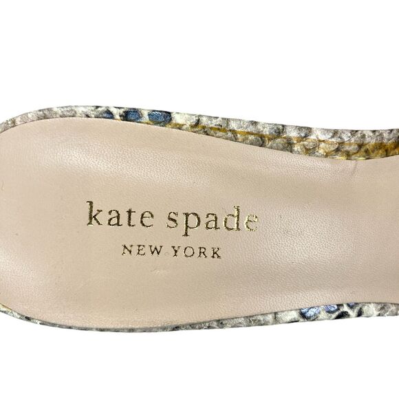 Kate Spade New York Willow Slide Wedge Sandal Womens Size 9B Leather - Picture 13 of 16
